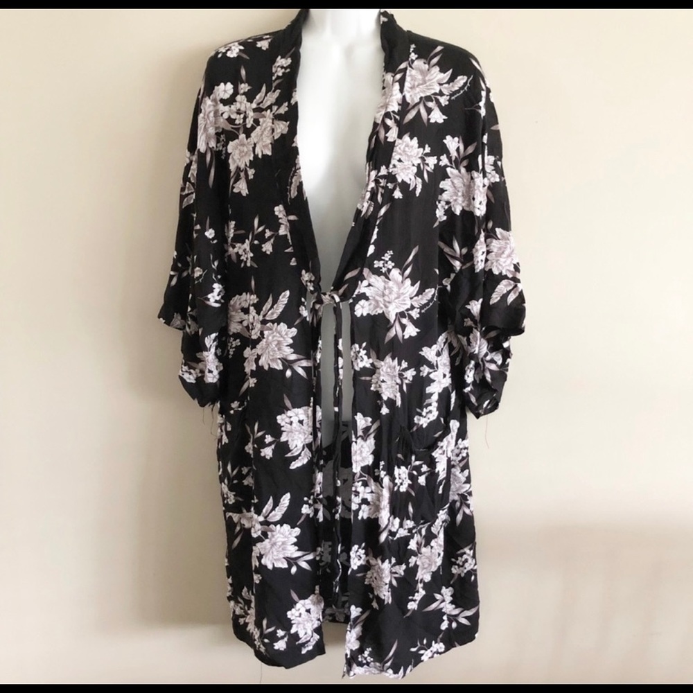 Spiritual gangsta kimono/cover up